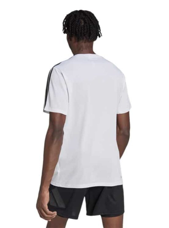 POLERA HOMBRE TRAIN ESSENTIALS 3S WHITE ADIDAS - Imagen 2