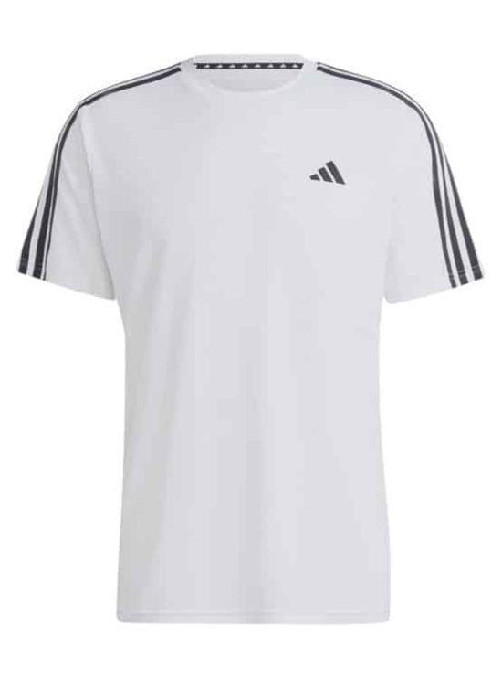 POLERA HOMBRE TRAIN ESSENTIALS 3S WHITE ADIDAS - Imagen 3