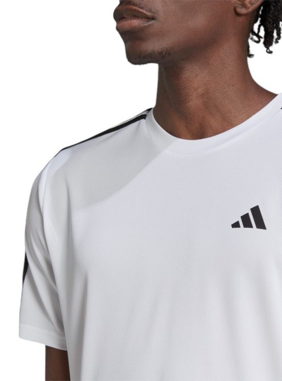 POLERA HOMBRE TRAIN ESSENTIALS 3S WHITE ADIDAS - Imagen 4