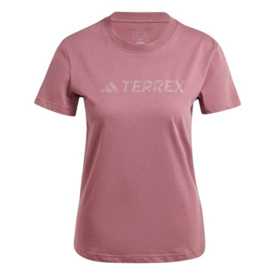 POLERA MUJER TERREX CLASSIC LOGO BURGUNDY ADIDAS - Imagen 4