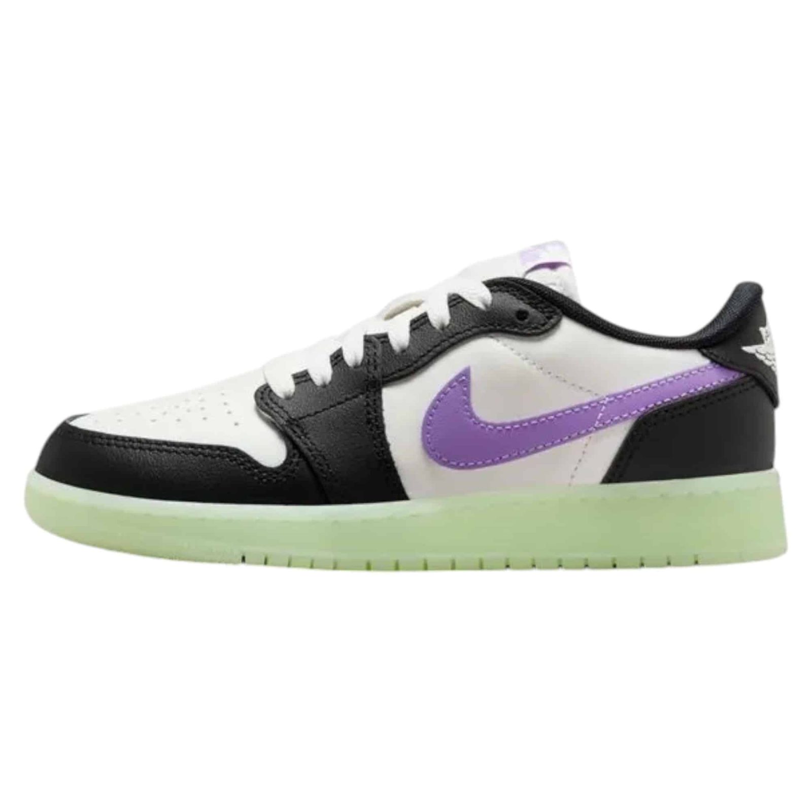 ZAPATILLA AIR JORDAN 1 RETRO LOW OG GS BLACK RASPBERRY NIKE - Imagen 2