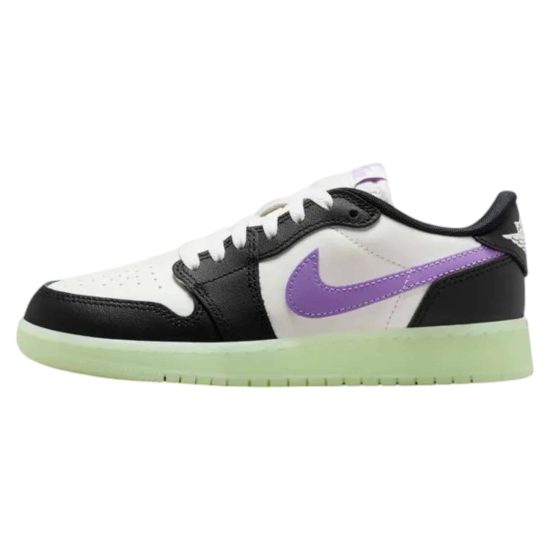 ZAPATILLA AIR JORDAN 1 RETRO LOW OG GS BLACK RASPBERRY NIKE - Imagen 2