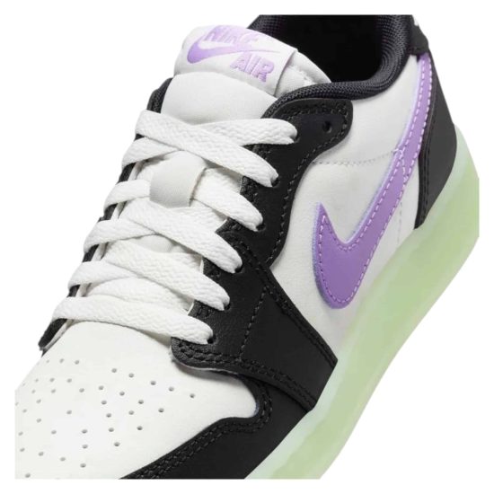 ZAPATILLA AIR JORDAN 1 RETRO LOW OG GS BLACK RASPBERRY NIKE - Imagen 5