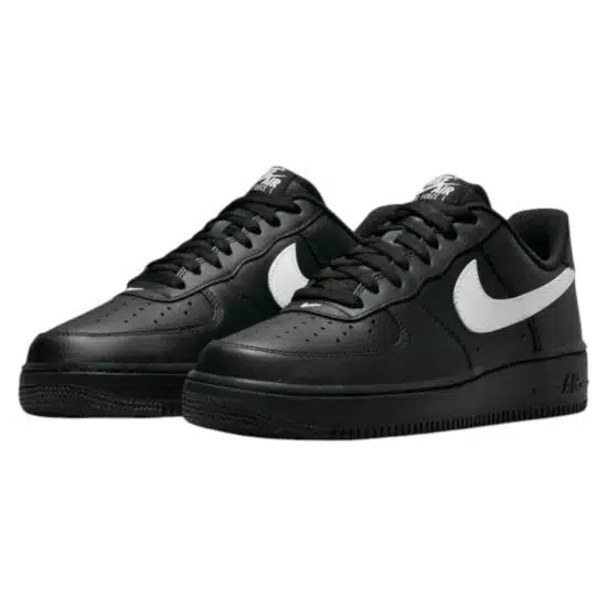 ZAPATILLAS HOMBRE AIR FORCE 1 '07 LOW NEGRO BLANCO NIKE - Imagen 6