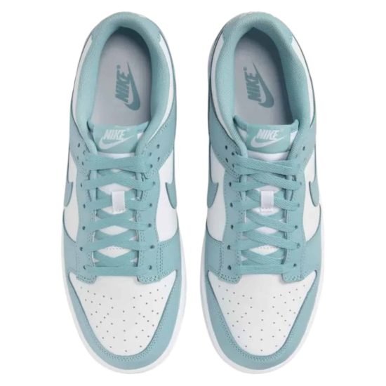 ZAPATILLA DUNK LOW RETRO WHITE DEMIN TURQUESA NIKE - Imagen 5