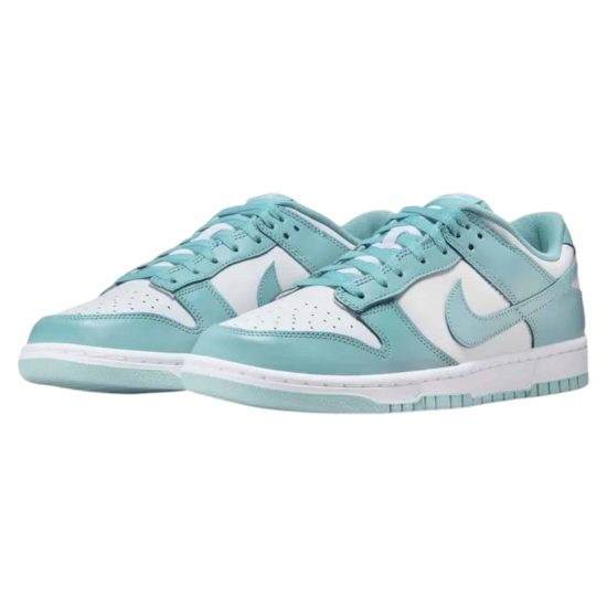 ZAPATILLA DUNK LOW RETRO WHITE DEMIN TURQUESA NIKE - Imagen 6