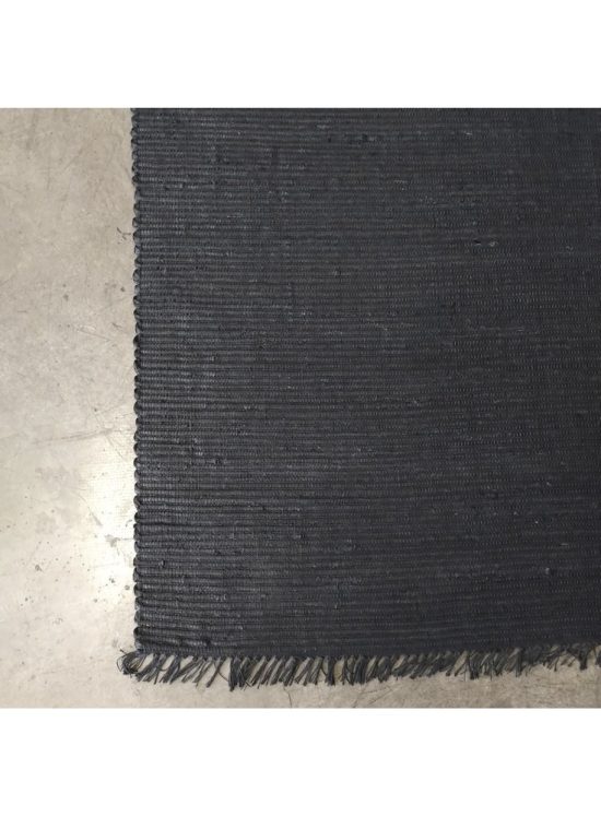 ALFOMBRA JUTE HANDMADE BOMBAY 240X340 NEGRO IDETEX - Imagen 3
