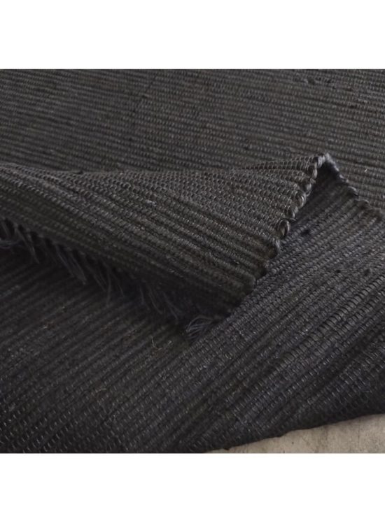 ALFOMBRA JUTE HANDMADE BOMBAY 240X340 NEGRO IDETEX - Imagen 4