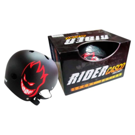 CASCO SKT NEGRO RIDER - Imagen 2