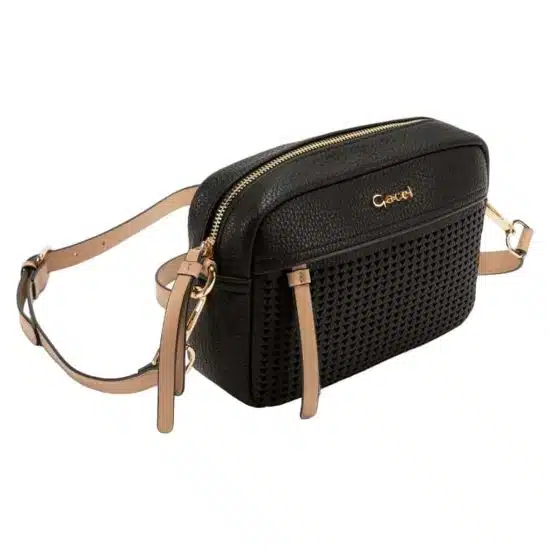 Cartera Bandolera Grande CAR2983 Negro Gacel