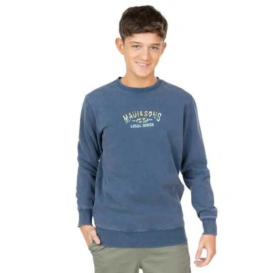 Poleron CR Juvenil  5O792-MV Liso Denim Maui