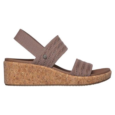 SANDALIA MUJER ARCH FIT BEVERLEE MESH MOCHA SKECHERS