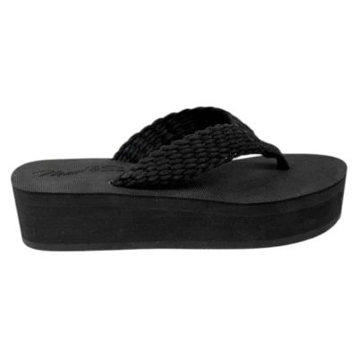 SANDALIA ALTA MUJER 5S1350-WV LISO BLACK MAUI