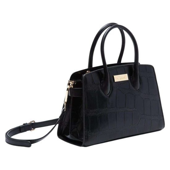 Cartera Dos Asas Pequeña CAR3053 Negro Gacel