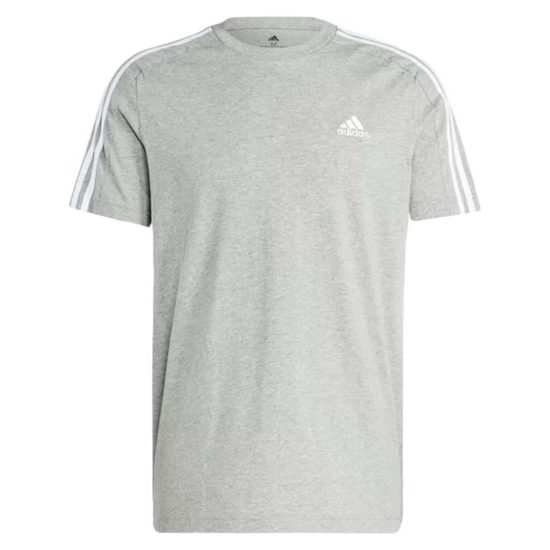 POLERA HOMBRE ESSENTIALS 3S SJ GREY H ADIDAS