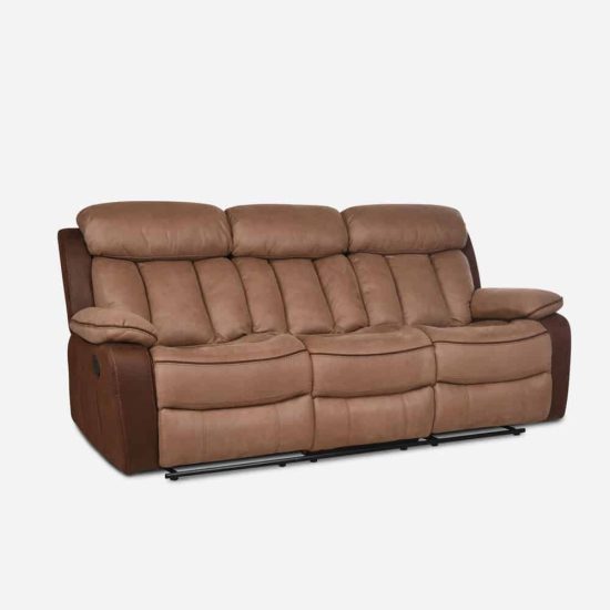 SOFA RECLINABLE 3 CUERPOS MOKA CIC - Imagen 2