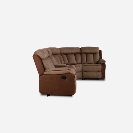 SOFA SECCIONAL RECLINABLE 5 CUERPOS MOKA CIC - Imagen 3