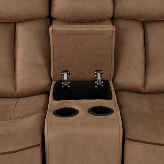 SOFA SECCIONAL RECLINABLE 5 CUERPOS MOKA CIC - Imagen 5