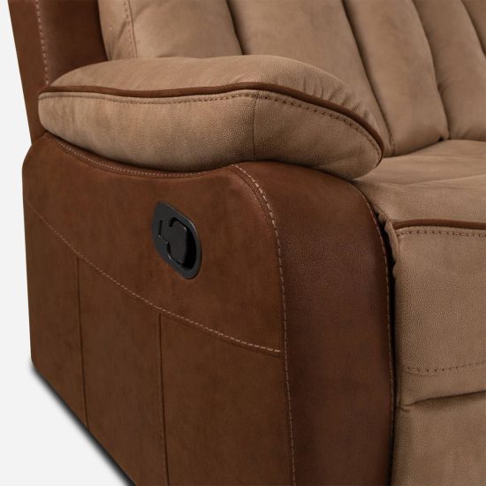 SOFA SECCIONAL RECLINABLE 5 CUERPOS MOKA CIC - Imagen 7