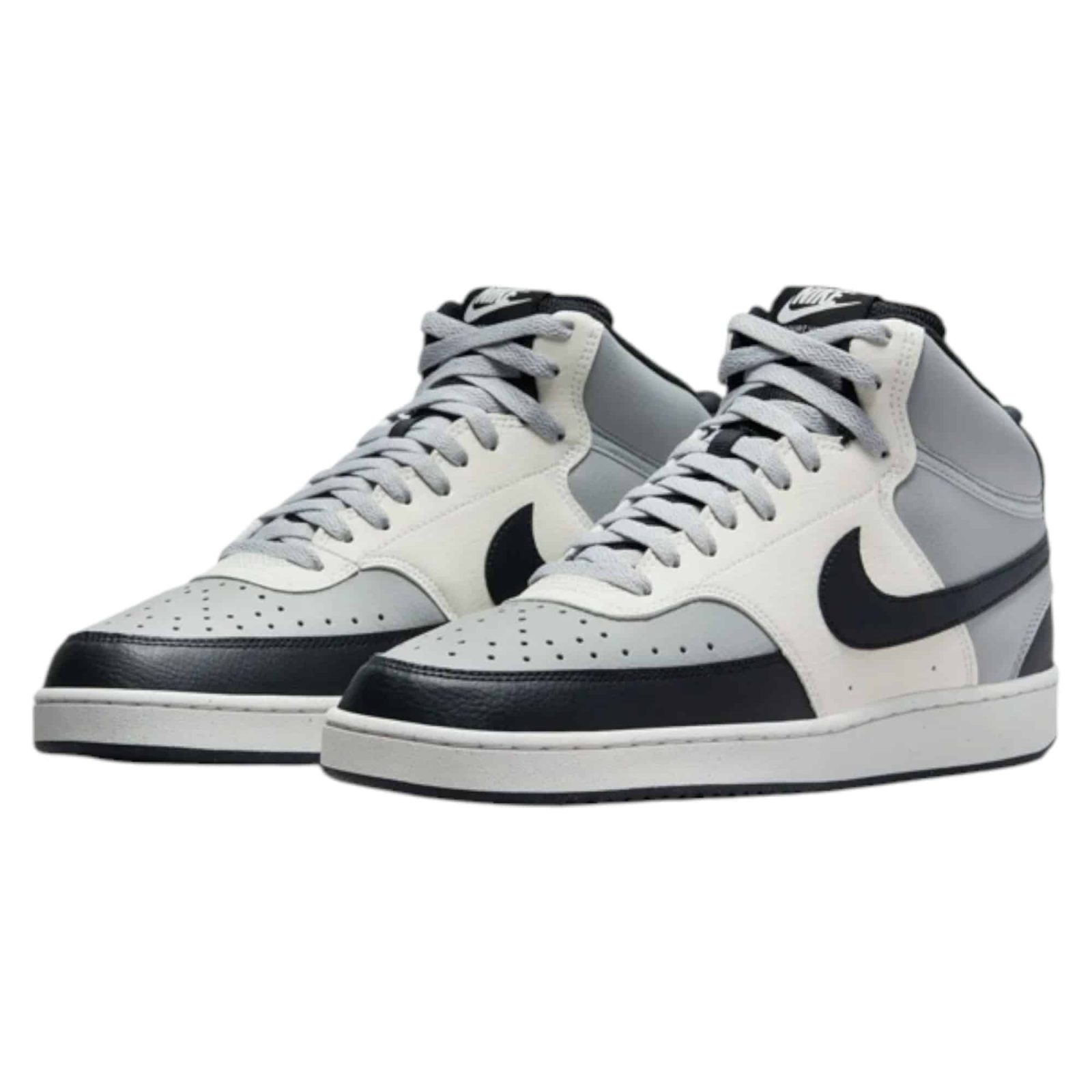 ZAPATILLA HOMBRE COURT VISION MID NEXT NATURE GREY/SAIL NIKE - Imagen 3