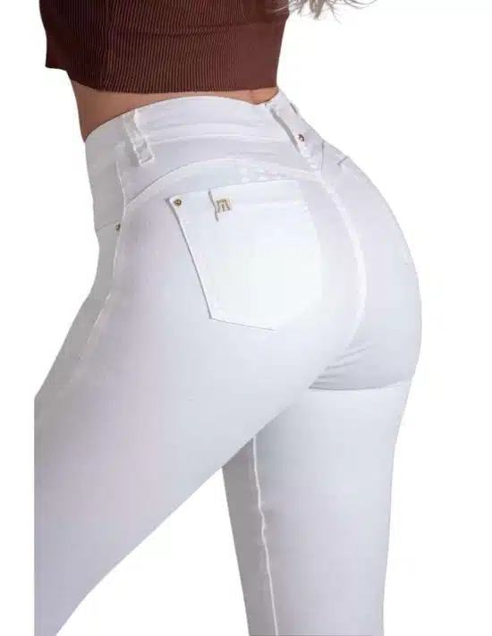 JEANS 3745 GEMA SKINNY BLANCO MOHICANO - Imagen 3
