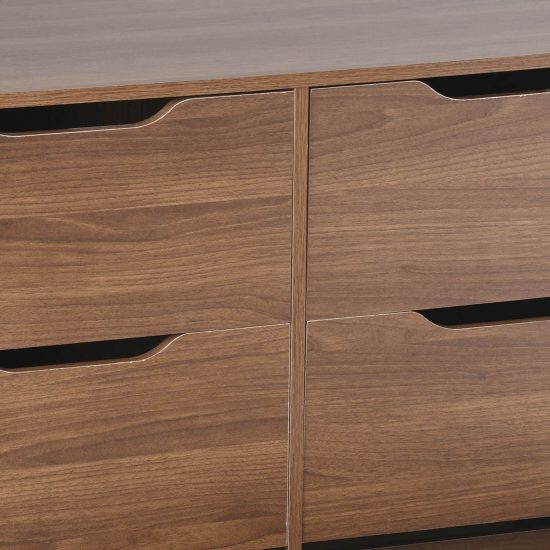 COMODA 6 CAJ NOGAL AMAZONICO 100X85X45 CIC - Imagen 6