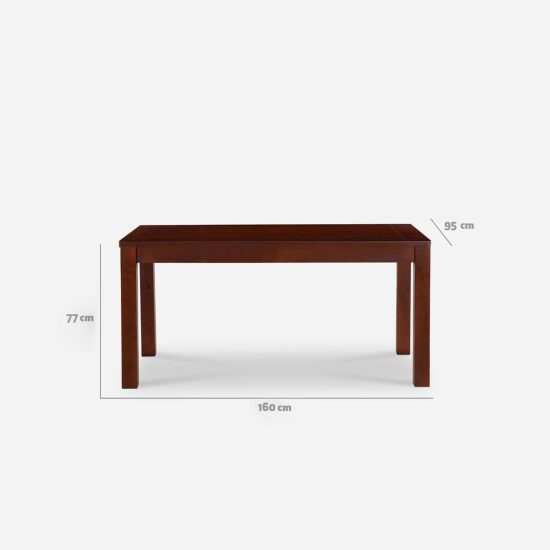 JUEGO COMEDOR ÑUBLE 6 SILLAS CARAMELO BEIGE CIC - Imagen 3