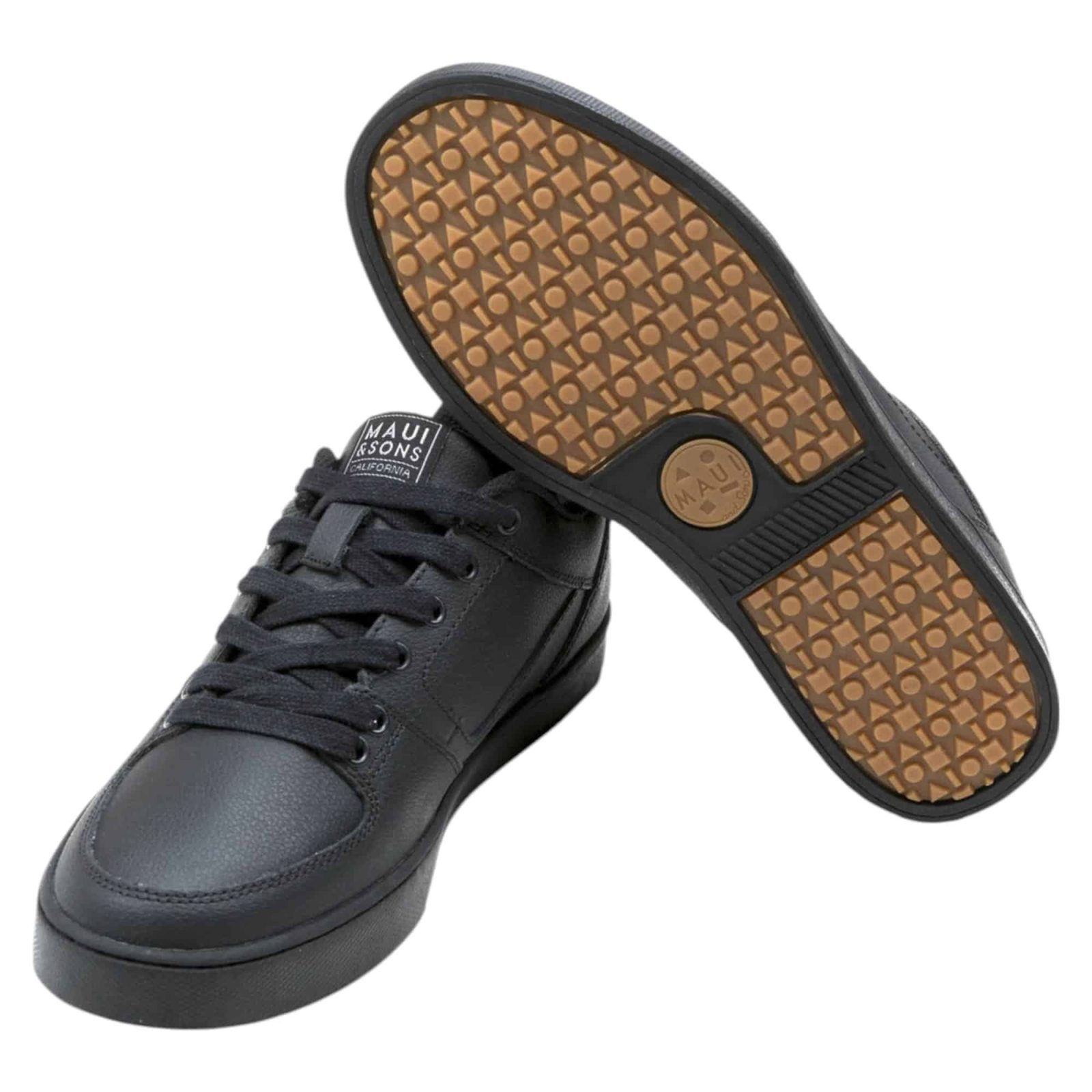 ZAPATILLA ESCOLAR NAHIO LISO BLACK MAUI - Imagen 2
