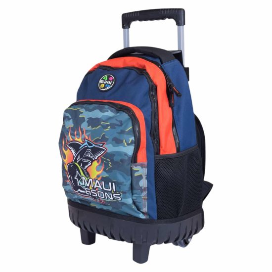 MOCHILA CON RUEDAS 5AM145-KC FULL PRINT YELLOW 27 LTS MAUI - Imagen 3