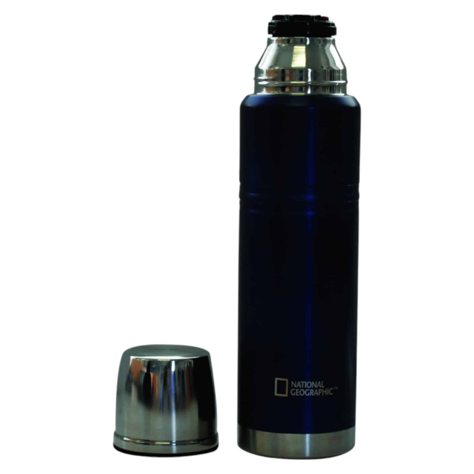 Termo Metalico National Geographic 1000 Ml Color Azul - Imagen 2