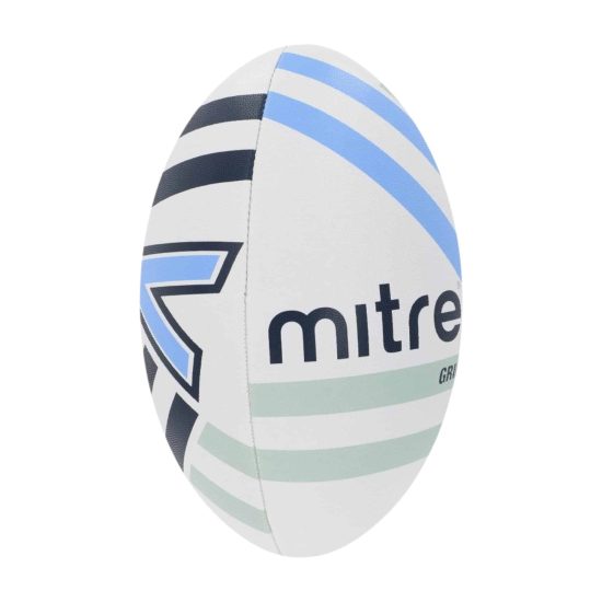 BALON RUGBY GRID N5 BL-AZMAR-CE MITRE - Imagen 2