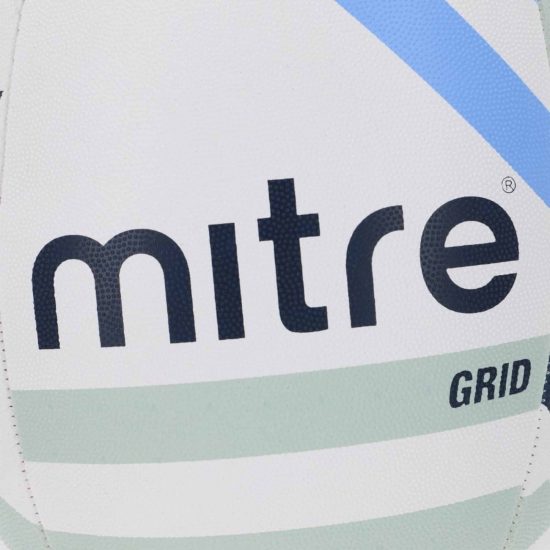 BALON RUGBY GRID N5 BL-AZMAR-CE MITRE - Imagen 4