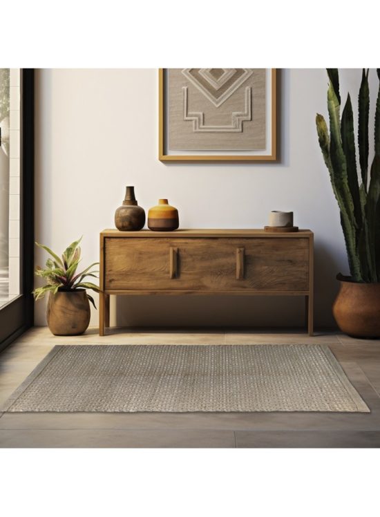 ALFOMBRA JUTE SAHARA 160X230 NATURAL IDETEX - Imagen 2