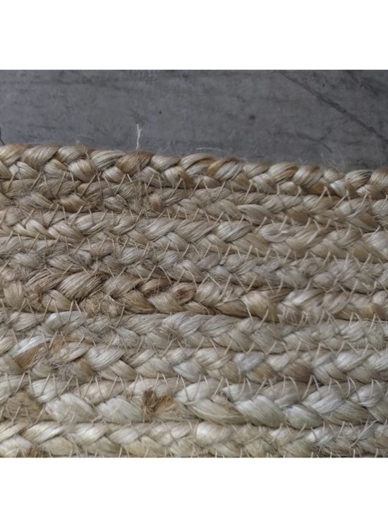 ALFOMBRA JUTE BRAIDED KAYA 160X230 NATURAL IDETEX - Imagen 3