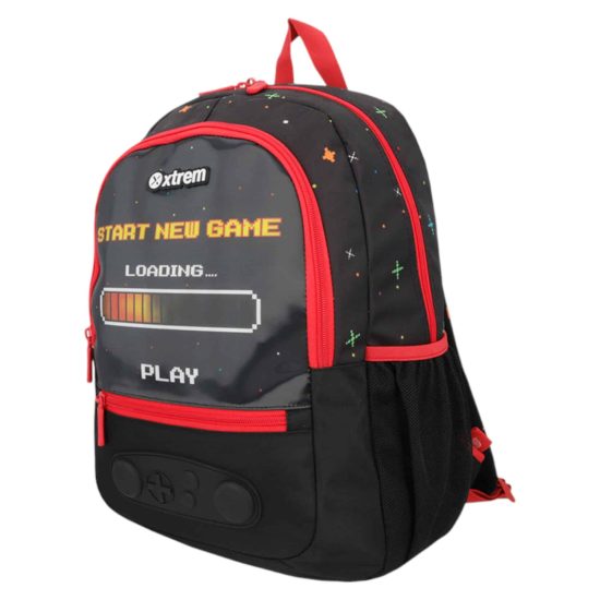 MOCHILA LOGAN 5XT BLACK GAMER XTREM - Imagen 2