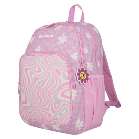MOCHILA HOPPER 5XT PINK FLOWER XTREM - Imagen 2