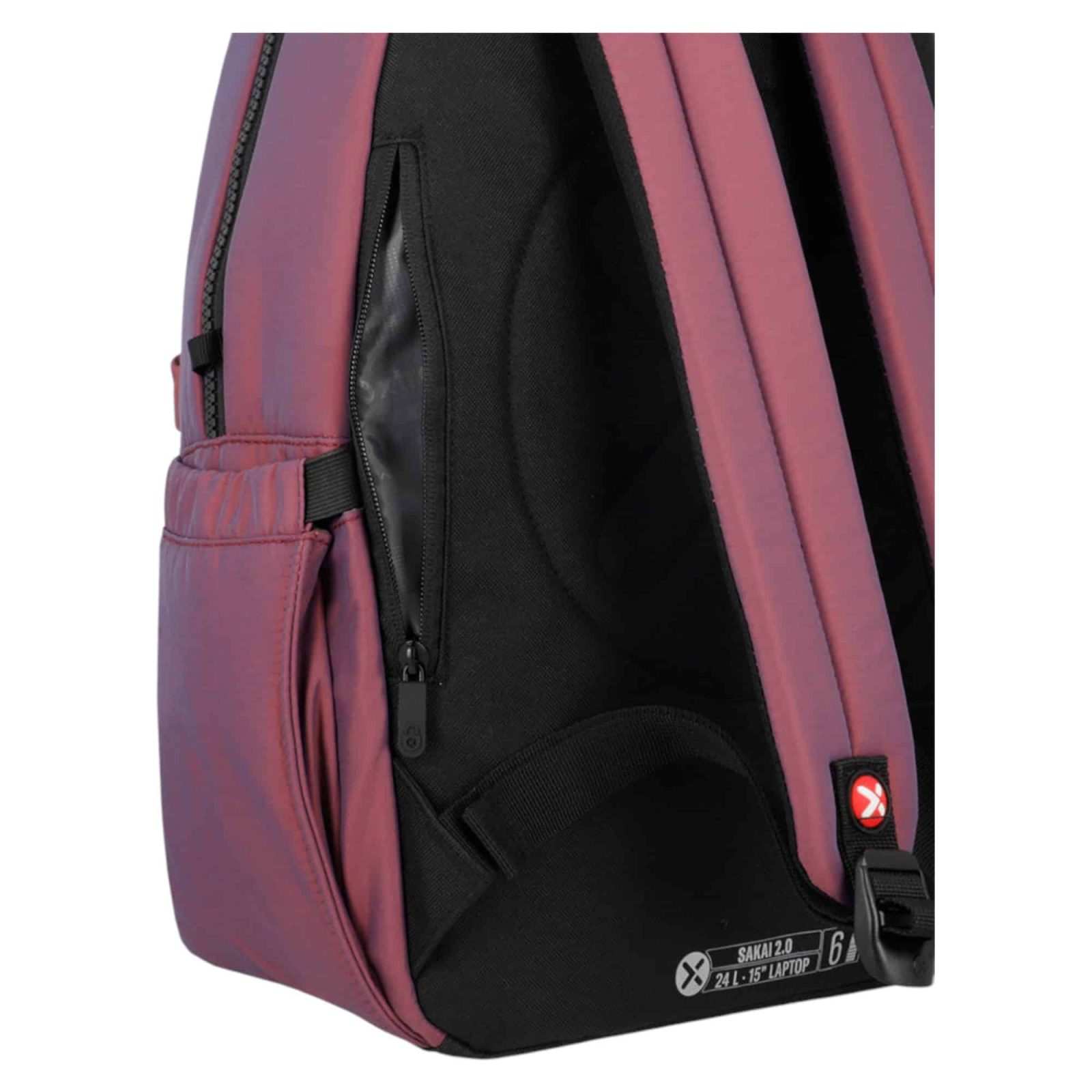 MOCHILA NOTEBOOK 15p SAKAI 2.0 5XT BURGUNDY XTREM - Imagen 5