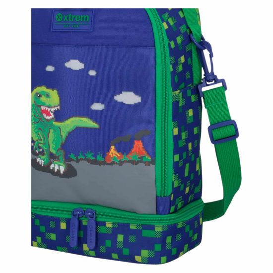 LONCHERA LUNCH 2.0 5XT BLUE DINO XTREM - Imagen 5