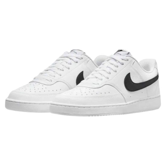 ZAPATILLA MUJER COURT VISION LOW NN WHITE/BLACK NIKE - Imagen 2