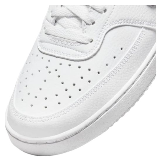 ZAPATILLA MUJER COURT VISION LOW NN WHITE/BLACK NIKE - Imagen 4