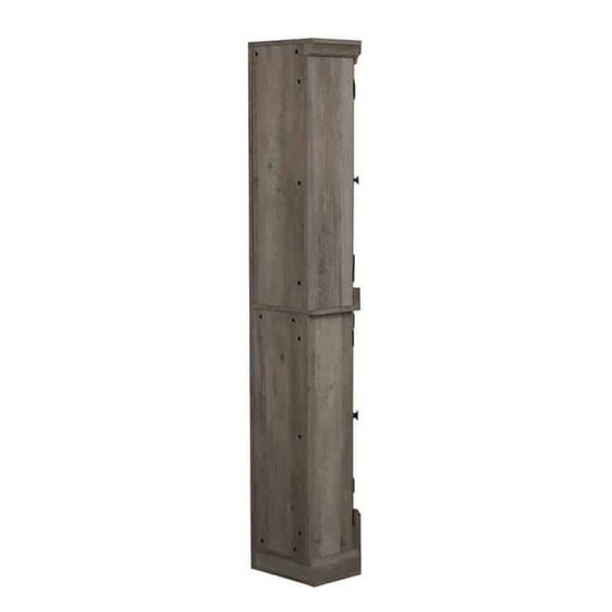 VITRINA ESQUINERO STONE GREY MSA - Imagen 4
