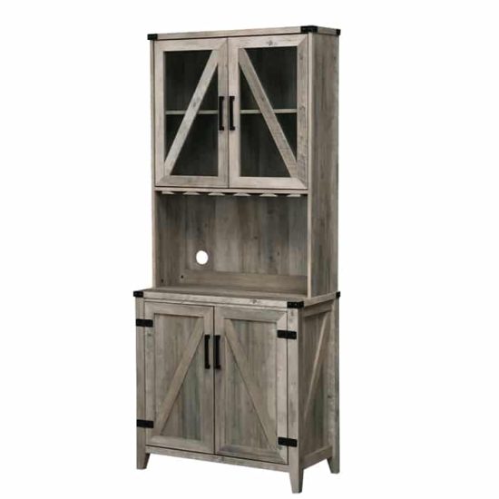 VITRINA 4 PUERTAS GREY WASH MSA - Imagen 2