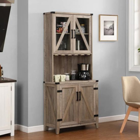 VITRINA 4 PUERTAS GREY WASH MSA - Imagen 5