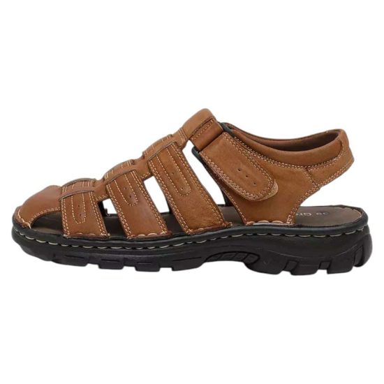 SANDALIA HOMBRE CUERO 1500-0022 BROWN GREAT BULL