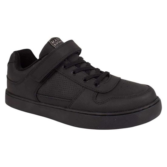 ZAPATILLA ESCOLAR 5CE118-MC POKE LOW LISO BLACK MAUI