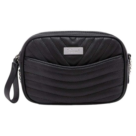 CARTERA BANDOLERA GRANDE CAR2890 NEGRO GACEL