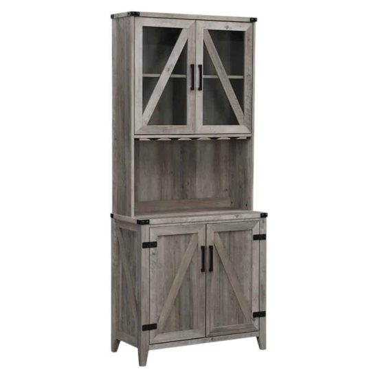 VITRINA 4 PUERTAS GREY WASH MSA