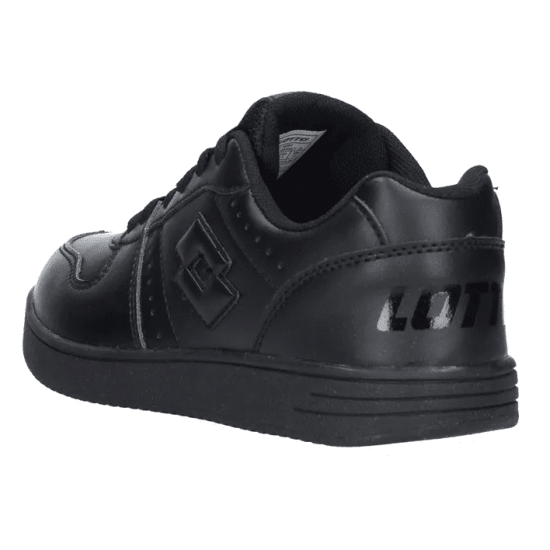 ZAPATILLA ESCOLAR JUVENIL BTS BASKET NEGRO LOTTO - Imagen 4