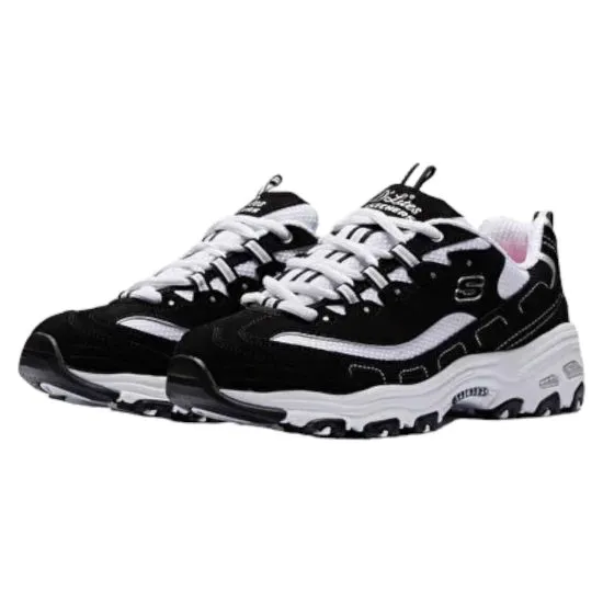 Zapatilla Mujer D’Lites-Biggest Fan BK-WH Skechers - Imagen 3