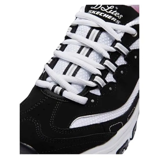 Zapatilla Mujer D’Lites-Biggest Fan BK-WH Skechers - Imagen 6
